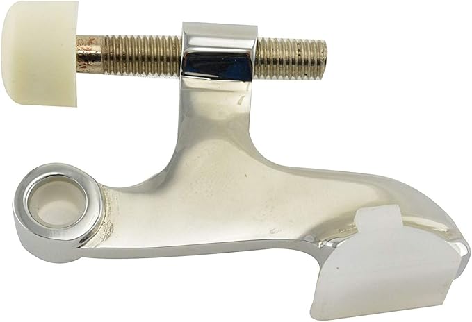 Ives 70B 85-Degree to 125-Degree Adjustable Solid Brass Hinge Pin Door Stop.