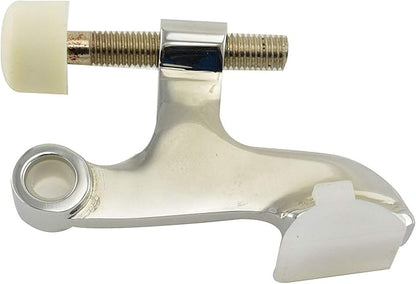 Ives 70B 85-Degree to 125-Degree Adjustable Solid Brass Hinge Pin Door Stop.