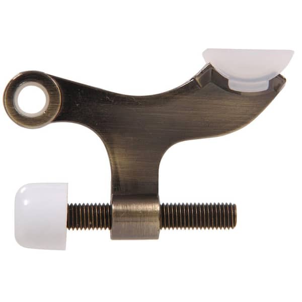 Ives 70B 85-Degree to 125-Degree Adjustable Solid Brass Hinge Pin Door Stop.