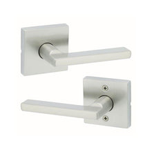 Kwikset 720HFLSQT-15.FD 20 Min UL Rated Halifax Lever with Square Rose Passage Door Lock with 6AL FD Latch and RCS Strike Satin Nickel Finish.