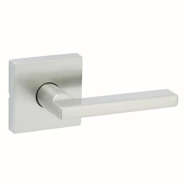 Kwikset 154HFLSQT Halifax Passage Door Lever Set with Square Rosette.