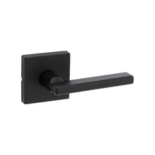 Kwikset 720HFLSQT-514.FD 20 Min UL Rated Halifax Lever with Square Rose Passage Door Lock with 6AL FD Latch and RCS Strike Matte Black Finish.