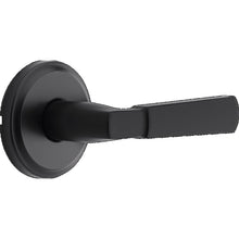 Kwikset 720PHL-514 Perth Lever Passage Door Lock with 6AL Latch and RCS Strike Matte Black Finish.