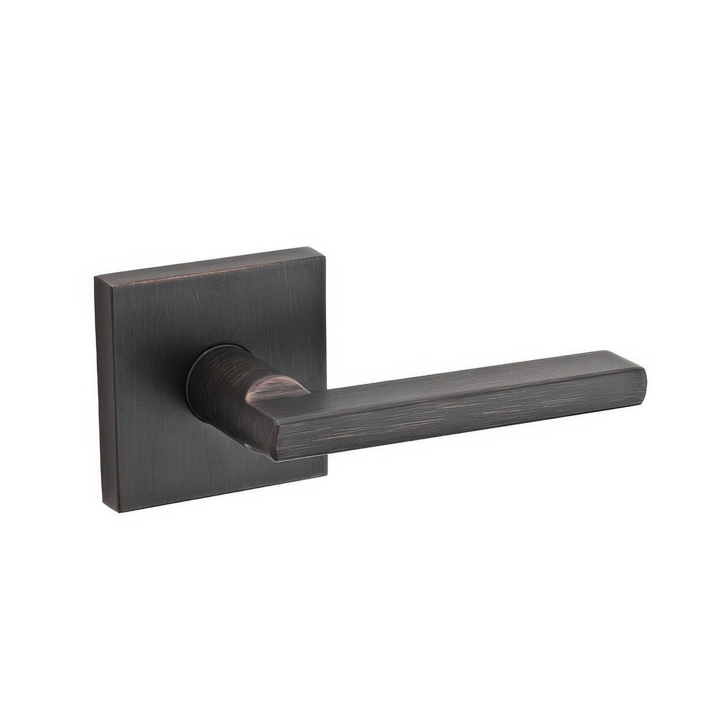 Kwikset 154HFLSQT Halifax Passage Door Lever Set with Square Rosette.