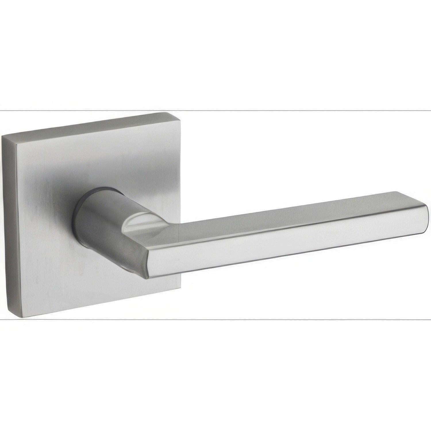 Kwikset 154HFLSQT Halifax Passage Door Lever Set with Square Rosette.