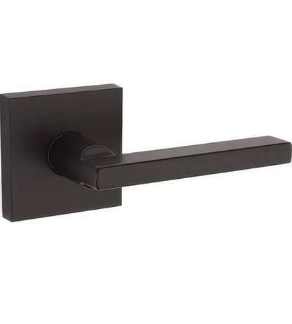 Kwikset 154HFLSQT Halifax Passage Door Lever Set with Square Rosette.