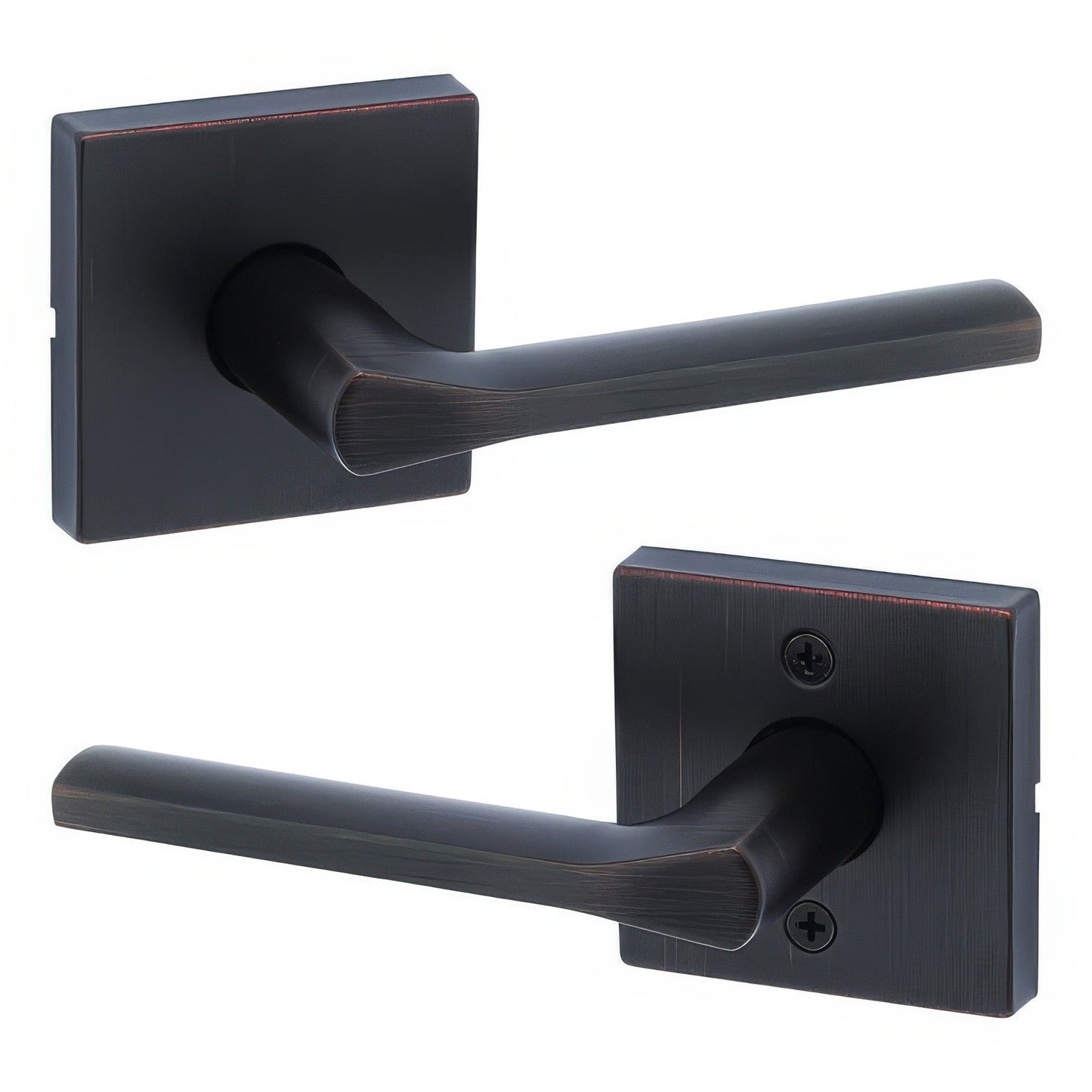 Kwikset 720LSLSQT Lisbon Passage Door Lever with Square Rose