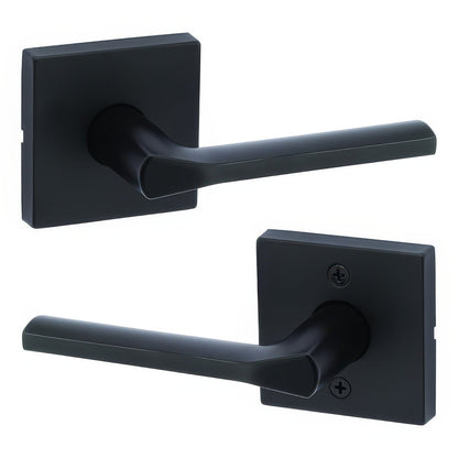 Kwikset 720LSLSQT Lisbon Passage Door Lever with Square Rose