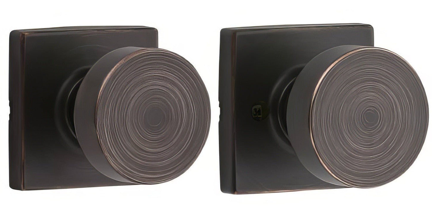 Kwikset 720PSKSQT Pismo Passage Door Knob with Square Rose
