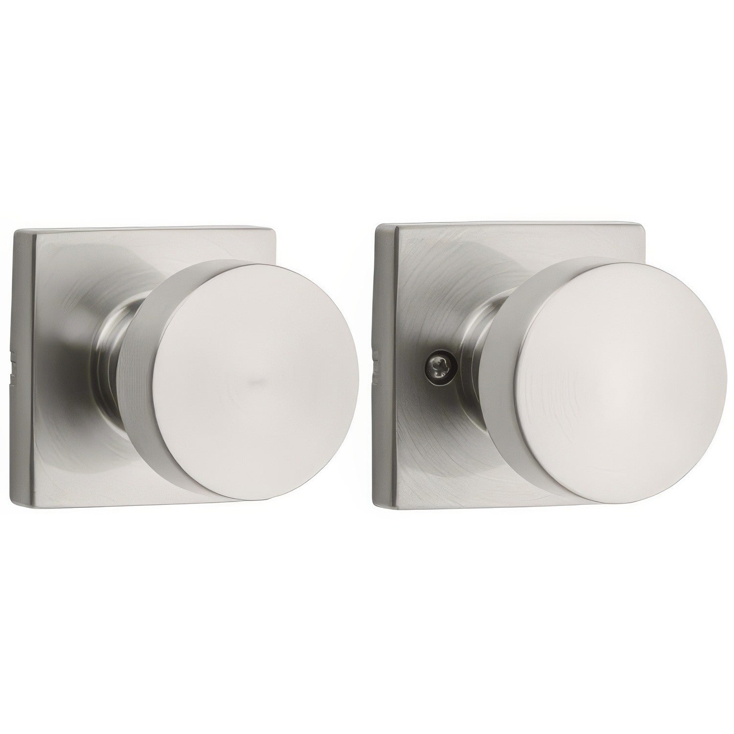 Kwikset 720PSKSQT Pismo Passage Door Knob with Square Rose