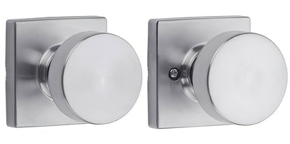 Kwikset 720PSKSQT Pismo Passage Door Knob with Square Rose
