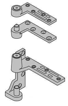 Ives 7215SET26DRH Right Hand 3/4" Offset Pivot Set 500 Pound Satin Chrome Finish.