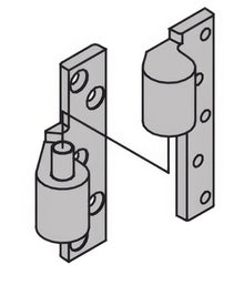 Ives 7215INT-RH Intermediate Brass Pivot