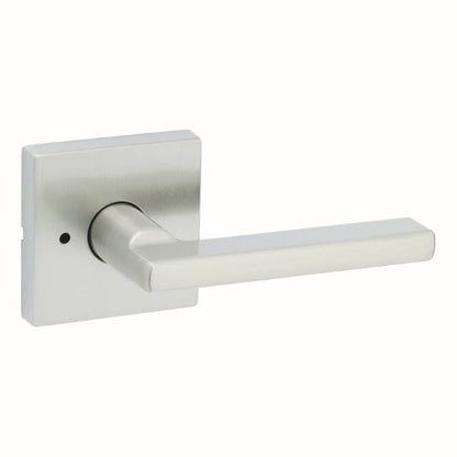 Kwikset 730HFLSQT Halifax Privacy Door Lever Set with Square Rosette.