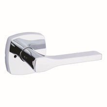 Kwikset 730TPLMDT-26 Tripoli Lever with Midtown Rose Privacy Door Lock with 6AL Latch and RCS Strike Bright Chrome Finish.