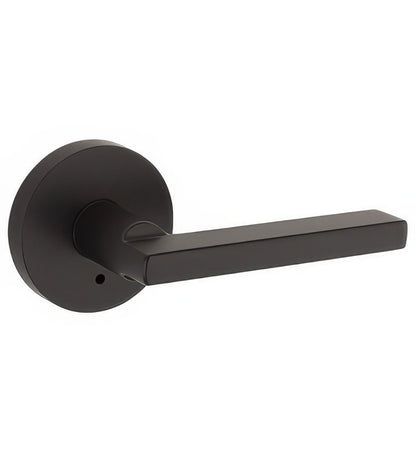 Kwikset 155HFLRDT Halifax Privacy Door Lever Set with Round Rosette.