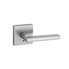 Kwikset 730HFLSQT Halifax Privacy Door Lever Set with Square Rosette.