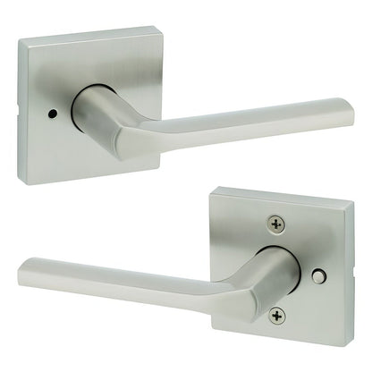 Kwikset 730LSLSQT Lisbon Privacy Door Lever with Square Rose
