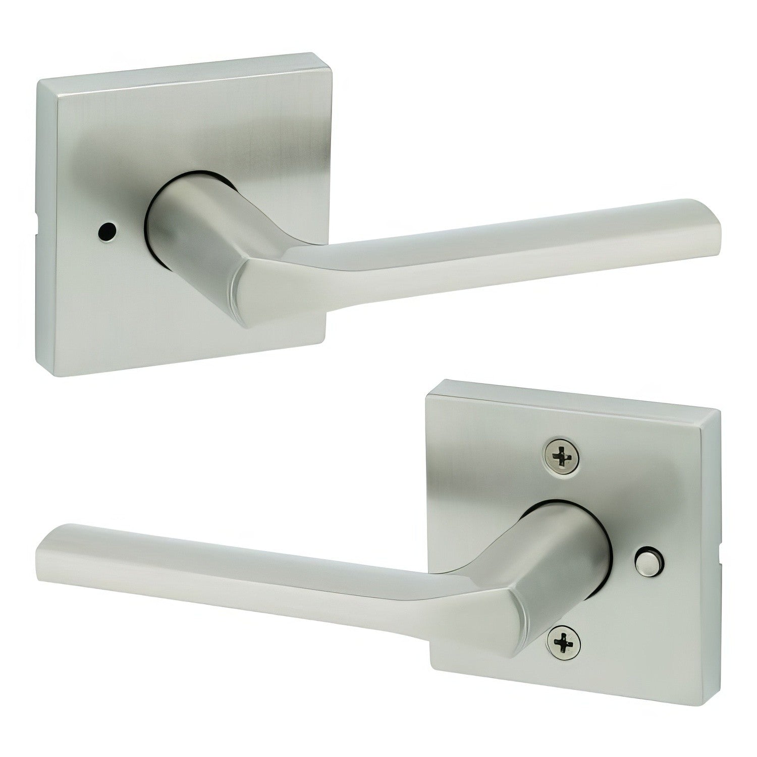 Kwikset 730LSLSQT Lisbon Privacy Door Lever with Square Rose