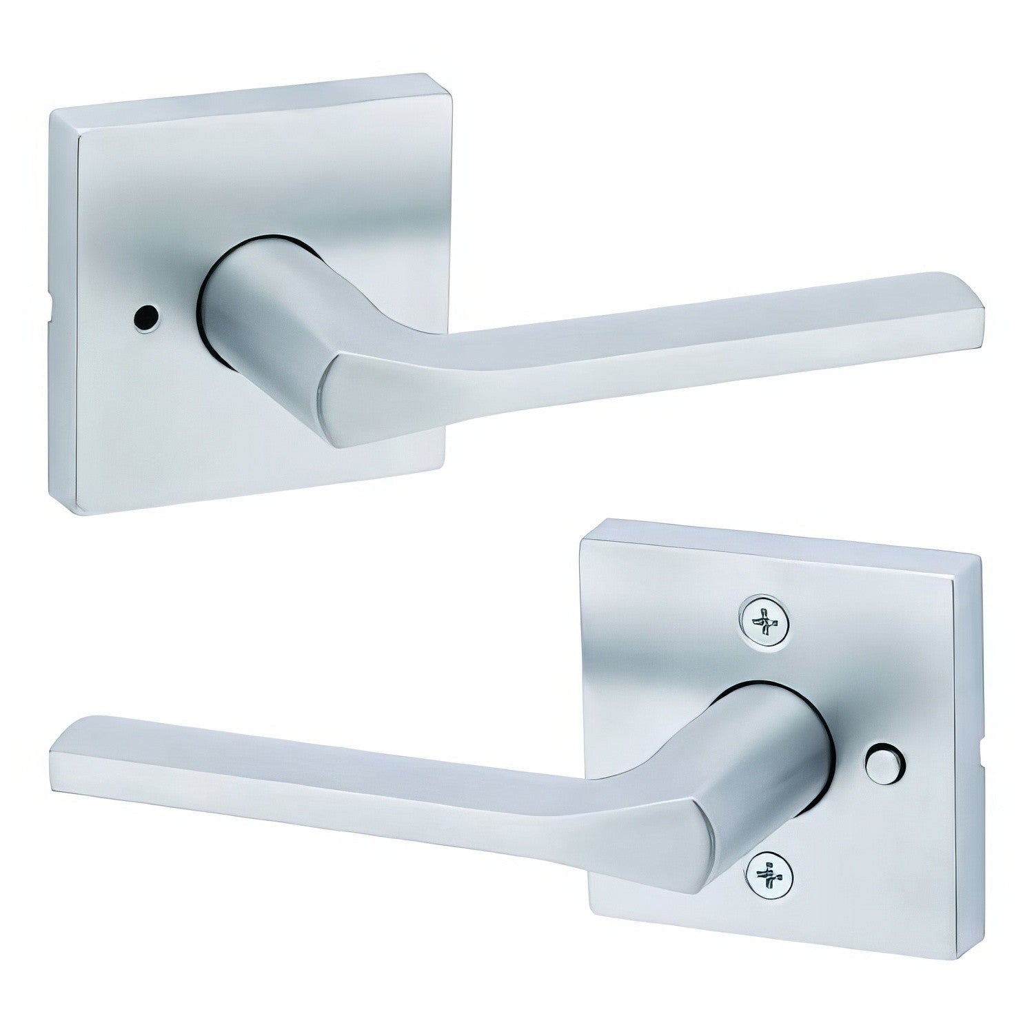 Kwikset 730LSLSQT Lisbon Privacy Door Lever with Square Rose