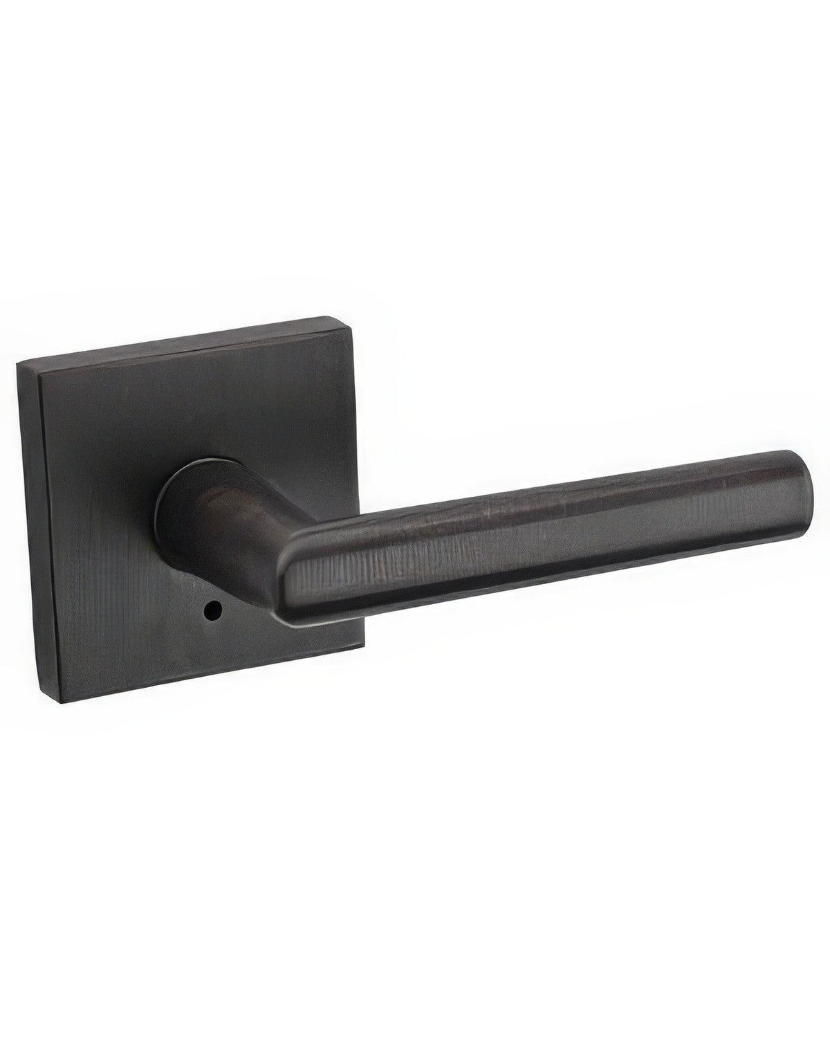 Kwikset 155MILSQT Milan Privacy Door Lever with Square Rosette.