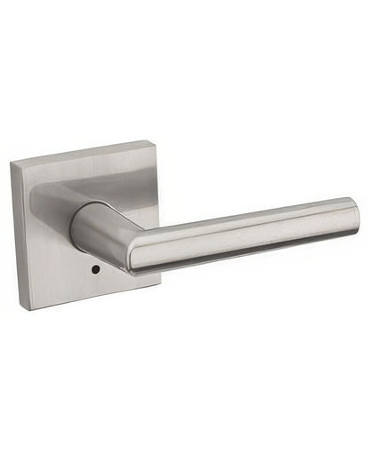 Kwikset 155MILSQT Milan Privacy Door Lever with Square Rosette