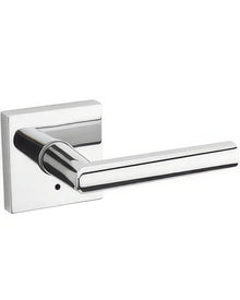 Kwikset 155MILSQT Milan Privacy Door Lever with Square Rosette