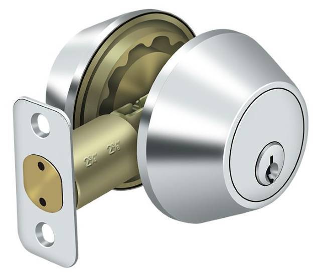 Deltana 7312KA2 HD Double Cylinder Deadbolt.