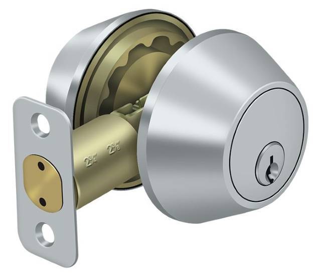 Deltana 7312KA2 HD Double Cylinder Deadbolt.