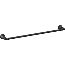 Delta 73224BL 24" Woodhurst Towel Bar Matte Black Finish.