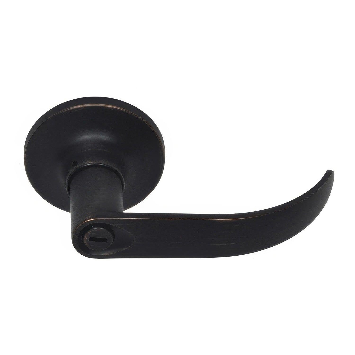 Better Home Products Sunset Boulevard Push Button Privacy Door Lever