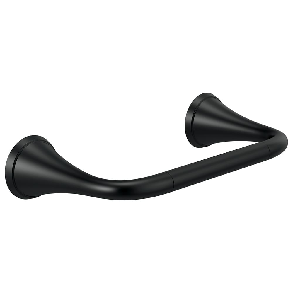 Delta 73308BL 8" Kayra Hand Towel Bar Matte Black Finish.