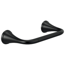Delta 73308BL 8" Kayra Hand Towel Bar Matte Black Finish.