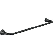 Delta 73324BL 24" Kayra Towel Bar Matte Black Finish.