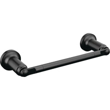 Delta 73508BL 8" Saylor Hand Towel Bar Matte Black Finish.