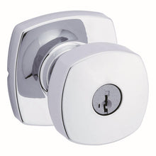 Kwikset 740AYKMDT-26S Arroyo Knob with Midtown Rose Entry Door Lock SmartKey with 6AL Latch and RCS Strike Bright Chrome Finish.