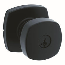 Kwikset 740AYKMDT-514S Arroyo Knob with Midtown Rose Entry Door Lock SmartKey with 6AL Latch and RCS Strike Matte Black Finish.