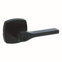 Kwikset 740TPLMDT-514S Tripoli Lever with Midtown Rose Entry Door Lock SmartKey with 6AL Latch and RCS Strike Matte Black Finish.