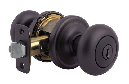 Kwikset 740H Hancock Single Cylinder Keyed Entry Knob.