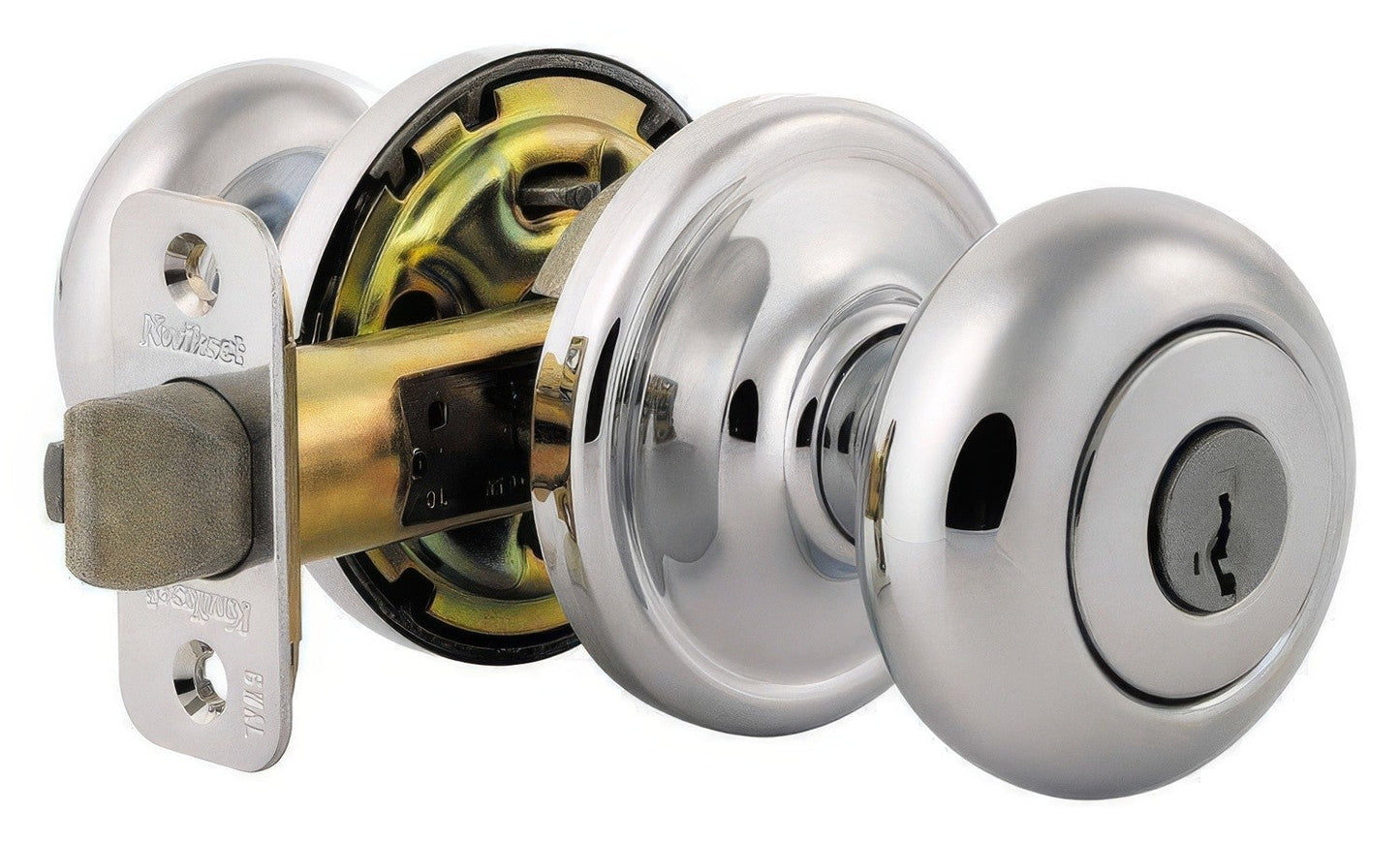 Kwikset 740H-S Hancock Single Cylinder Keyed Entry Knob