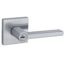 Kwikset 156HFL-S Halifax Single Cylinder Keyed Entry Door Lever Set with Square Rosette.