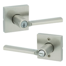 Kwikset 740LSLSQT Lisbon Keyed Entry Door Lever with Square Rose