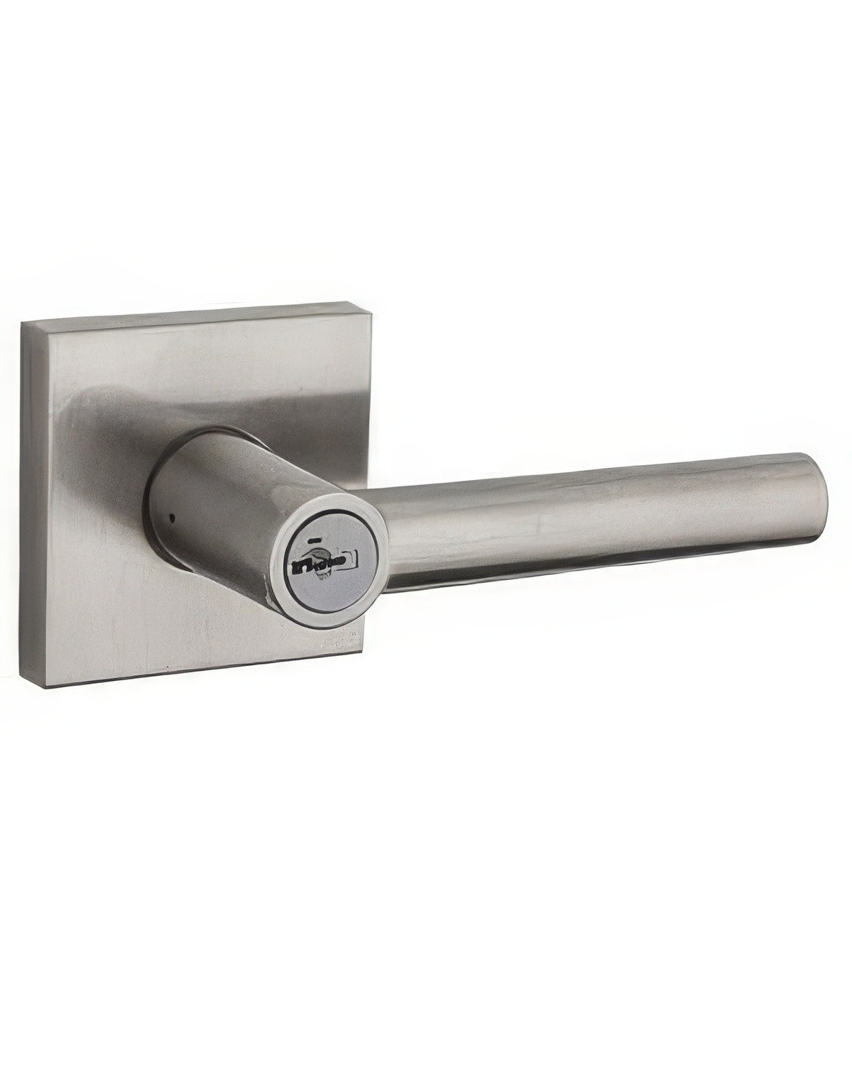 Kwikset 156MILSQT Milan Keyed Entry Door Lever with Square Rosette
