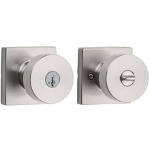 Kwikset 740PSKSQT Pismo Keyed Entry Door Knob with Square Rose.