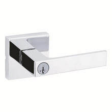 Kwikset 740SALSQT Singapore Keyed Entry Door Lever with Square Rose