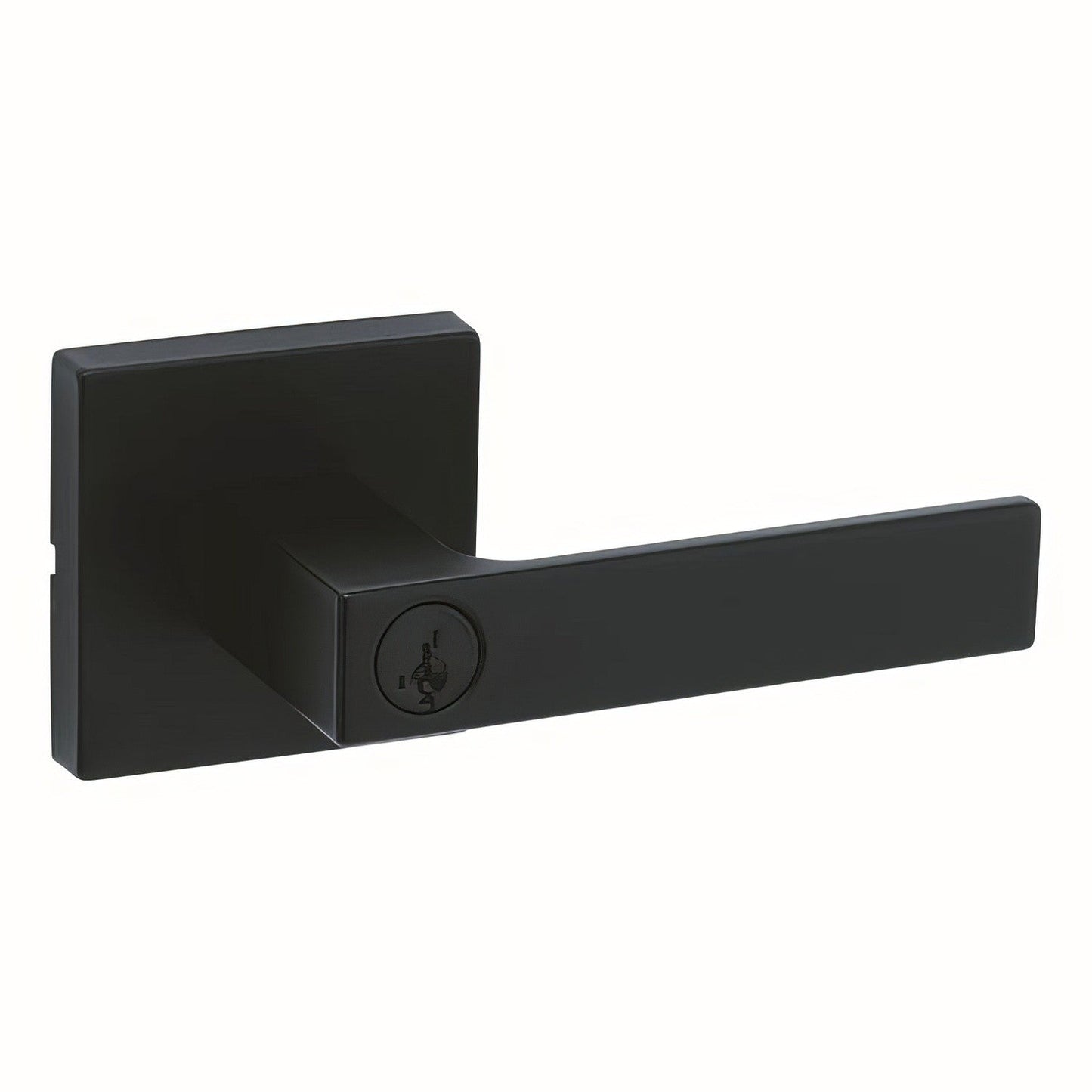 Kwikset 740SALSQT Singapore Keyed Entry Door Lever with Square Rose.