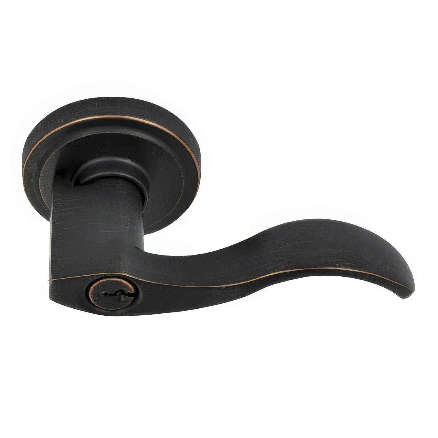 Better Home Products Twin Peaks Left Hand Keyed Entry Door Lever.