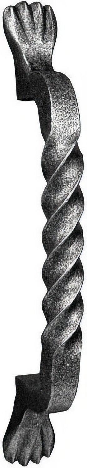 Emtek 76028 Wrought Steel 8" Center to Center Wrought Steel San Carlos Door Pull