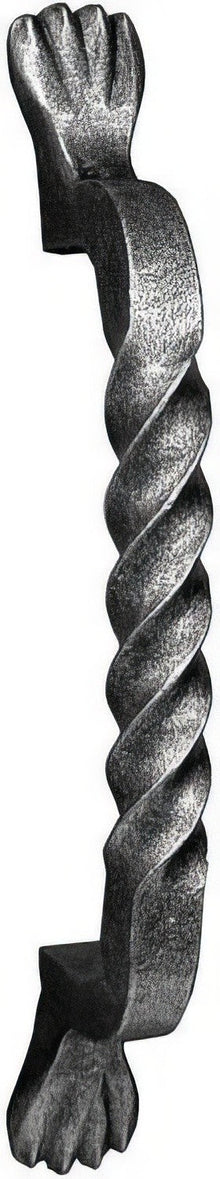 Emtek 76028 Wrought Steel 8" Center to Center Wrought Steel San Carlos Door Pull