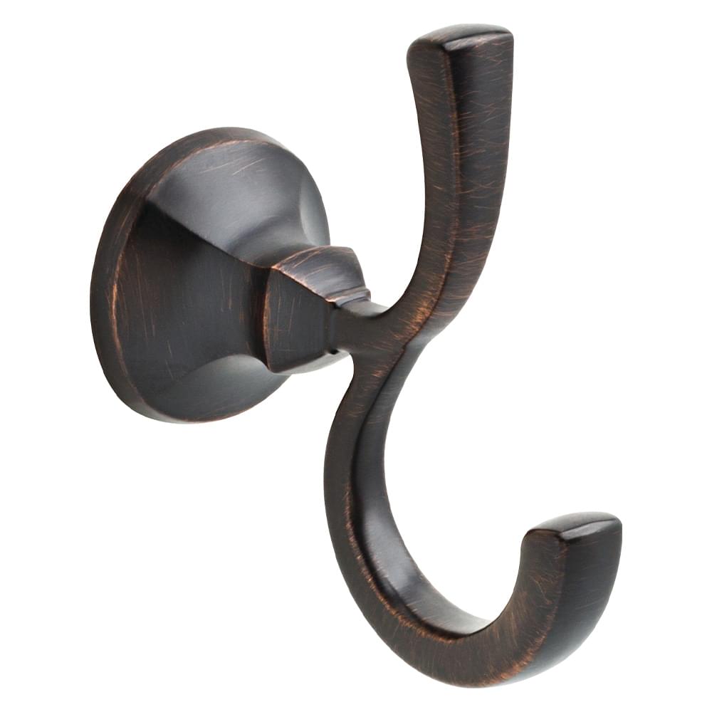 Delta 76435RB Ashlyn Double Robe Hook Venetian Bronze Finish.